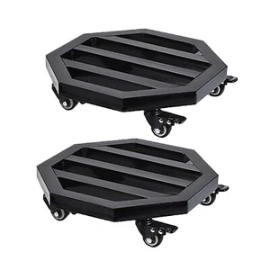 Heavy Duty Plant Caddy with Wheels 2 Pack Rolling Plant Stand Holds 300 Pound... - Picture 1 of 7