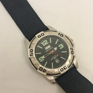 Vintage Milan Day/Date Quartz Men's Wrist Watch - New Battery  - Picture 1 of 6