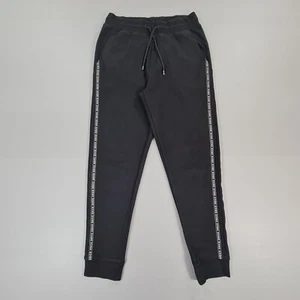 Hugo Boss Womens Joggers Black Large Drapani Tape Logo Joggings Pants - Picture 1 of 9