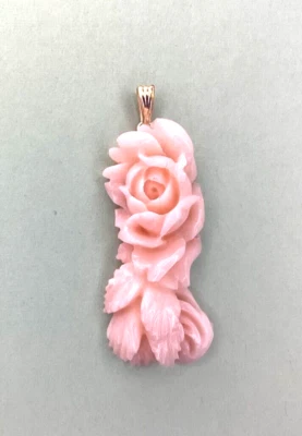 Racimo Floral Coral Rosa Vintage 3c Foto 1 de 2