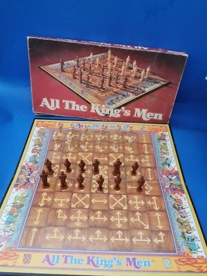 Vintage Rare All The Kings Men Board Game Parker Brothers  - Image 1 of 4