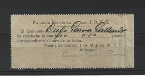 España Viñetas BADAJOZ FUENTES DE CANTOS FALALNGE ESPAÑOLA - Picture 1 of 1