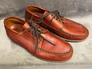 NEW ORVIS x GOKEY LEATHER OXFORD SHOES VIBRAM SOLE SZ 10 EE - Picture 1 of 5