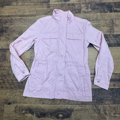 GAP Chaqueta Utilitaria Ligera Cordón Cintura Rosa Abrigo Para Mujer XS Foto 1 de 4