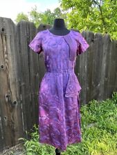 Vintage 1940’s/50’s Purple Iridescent Wiggle Dress