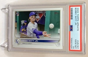 2022 Topps Update Bobby Witt Jr RC Rookie Debut PSA 10 #US187 - Picture 1 of 2