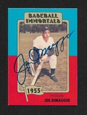 Joe DiMaggio Signed Autograph 1980 Baseball Immortals NY Yankees Card - JSA LOA