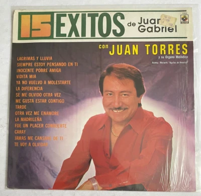 JUAN TORRES - 15 EXITOS DE JUAN GABRIEL CON JUAN TORRES - 1984 MEXICAN LP - Image 1 of 4