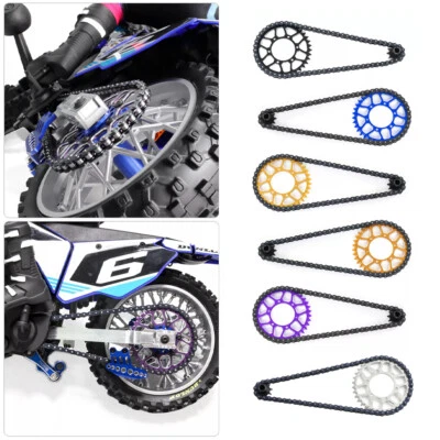 Electric motorcycle chain front gear 10T rear gear 36T FOR LOSI 1/4 Promoto MX - Image 1 of 4