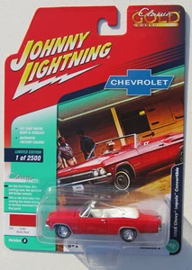 JOHNNY LIGHTNING CLASSIC GOLD 1965 CHEVY IMPALA SUPER SPORT CONV 1/2,500 Creased - Picture 1 of 4