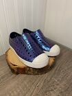 Native Girls Purple Metallic Shoes Rubber Slip On - Size C11