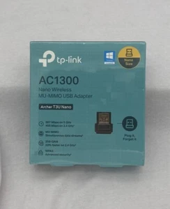 TP-Link Archer T3U Nano USB WiFi Dual Band 2.4/5Ghz Wireless Network Adapter New - Photo 1/6