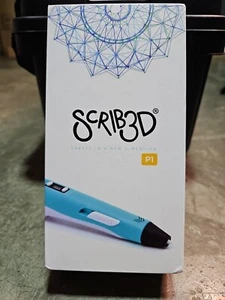 SCRIB3D P1 3D Printing Pen & 3 Color PLA Filament W/Project Guide LCD Screen - Picture 1 of 5