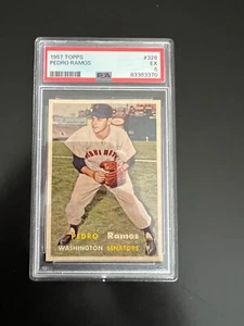 PEDRO RAMOS - #326 PSA 5 EX - 1957 Topps - Picture 1 of 2