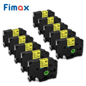 Compatible with Brother P-Touch TZ-631 Black on Yellow Label Tape 12MM PT-D450 - Picture 1 of 17