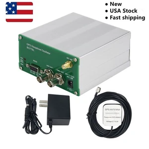 GPS Receiver GPSDO 10MHz 1PPS GPS Disciplined Clock w/ Antenna Power Supply USA - Picture 1 of 8