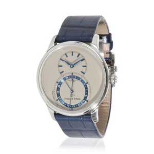 Jacquet Droz Grande Seconde Quantieme J007020350 Men's Watch in  Stainless Steel - Picture 1 of 5