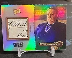 2023 Pieces Of The Past Presidential Edition William Howard Taft Relic #77 - Picture 1 of 2