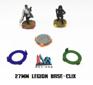 3D Printed - 27mm Base-Clix - Squad Markers for Star Wars Legion Miniature Bases - Picture 1 of 6