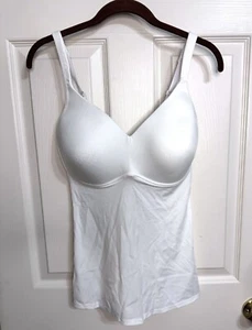 Rhonda Shear Size XL White Molded Cup Wireless Contour Cup Camisole Shapewear - Picture 1 of 4