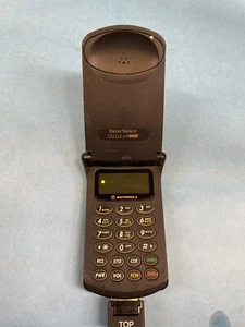 Motorola StarTAC Antique Flip Cell Phone Classic 80209 Star Trek Powers On - Picture 1 of 18