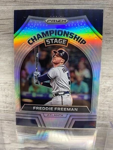 2022 Panini Prizm Freddie Freeman Championship Stage Silver Prizm #CS-2 - Braves - Picture 1 of 2