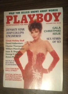 Playboy Magazine Dec 1983 - Joan Collins - Picture 1 of 1