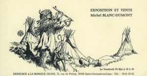 BLANC-DUMONT JONATHAN CARTLAND CARTON ANNONCE EXPOSITION LMJ 1991 - Picture 1 of 1