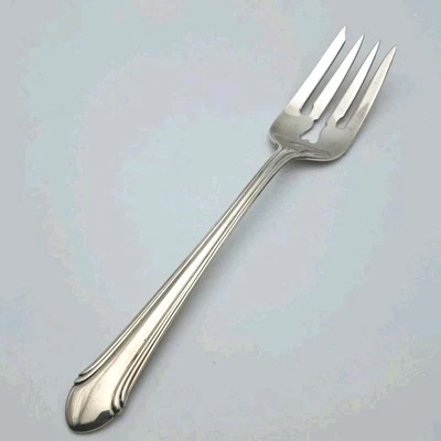 Alvin Sterling Silver Romantique Salad Fork 6 1/2" Flatware In Original Sleeve  - Image 1 of 3