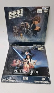 Star Wars Return Of The Jedi & Empire Strikes Back Laserdisc Video Extended Play - Picture 1 of 4
