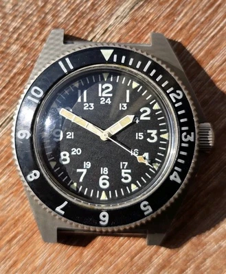 Benrus Tipo 2 Mil Especificaciones Buzo Vintage Caja y Papeles 1976 Militar Milsub  Foto 1 de 4