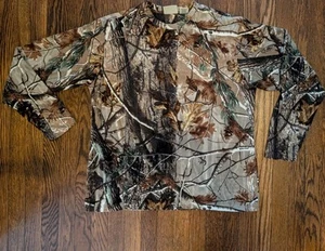 Pullover polar camuflaje Field & Stream cuello falso para hombre grande caza pesca - Imagen 1 de 10