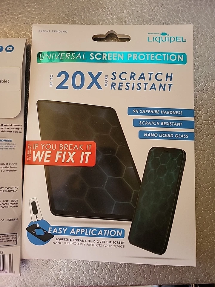 Protección Pantalla Vidrio Líquido Liquido Liquipel Aplicación Universal Todos los Teléfonos Tabletas Foto 1 de 3