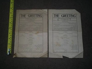 FIRST BAPTIST CHURCH DELTA COLORADO 1909 RARE LEAFLET - Picture 1 of 1