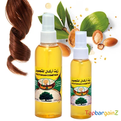 Argan Oil Pure Moroccan Organic Hair Treatment Moisturiser Face Anti Ageing  - Image 1 of 4