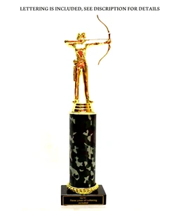 TROFEO DE TIRO CON ARCO DE CAMUFLAJE FEMENINO PREMIO, TROFEO DE CAMUFLAJE DE CAZA CON ARCO - Imagen 1 de 4