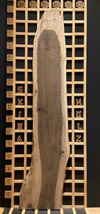 703 Eichenbrett Dekobrett Regalbrett Räuchereiche Massiv 28mm x 20-33cm x 158cm - Bild 1 von 3