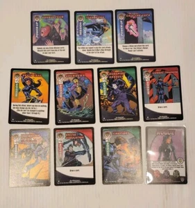 X-Men Movie TCG Lot of 11 Cards Including Foil Rare Rogue Marvel Fox Wizards - Picture 1 of 3