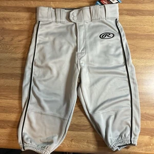 Rawlings Baseball Pants Youth Meduim Gray New with Tags - Picture 1 of 6