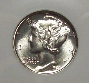 1941 PROOF MERCURY DIME SUPERB Proof NGC PF-66 *Free U.S. Ship #4 A45 - Picture 1 of 4