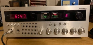 JC Penney 6238 Dual Meter Base Station Mobile CB Radio Works Great Very Nice - Zdjęcie 1 z 23