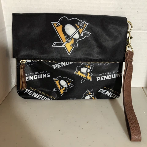 foco foldover printed pittsburgh penguins bag NHL missing strap flawed Cover