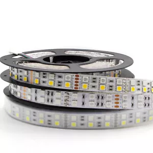 Double Row LED Strip Light 5M 5050 600Led RGB Warm White Waterproof Flexible 12V - Picture 1 of 15