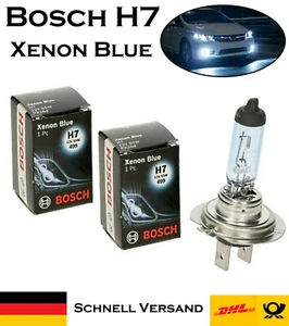 2x Bosch H7 55W 12V 1987302075 Xenon Blue Fernlicht Abblendlicht Ersatz Birne - Picture 1 of 3