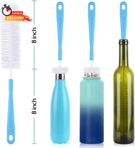 16" Bottle Brush Cleaner for Water Bottle - Long Handle Bottle Brush for Cleanin - Picture 1 of 12