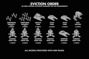 "Eviction Order" 60pt Warband Bundle - The Union - Full Spectrum Dominance - Picture 1 of 8