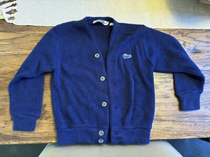 RARE Vintage Izod Lacoste Boys Sweater Sz 6 - Picture 1 of 4