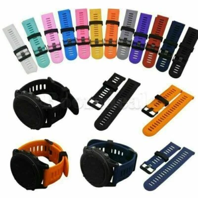 Per Garmin Fenix3/Fenix3 HR Orologio Ricambio Cinturino Silicone Cinturino +Strumento - Immagine 1 di 4