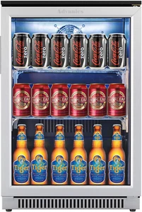 20IN Beverage Refrigerator with Glass Door-120 Can Built in under Counter Fridge - Picture 1 of 8