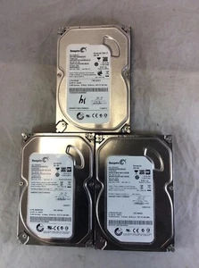 3x Seagate Barracuda 500GB 7200RPM 3.5" SATA Hard Drive ST500DM002 ST3500418AS - Picture 1 of 3